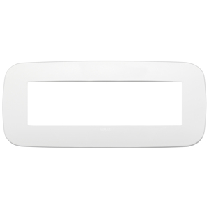 Placca Round 7M Polar Matt 21.75x9.5x1.6 Wall <b>Switch</b> Cover - Product Image 1
