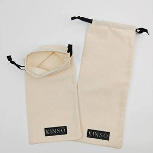 Pochette en toile de coton biodégradable écologique pour bijoux, sac de rangement pour cadeaux, marque de luxe, logo personnalisé, petite pochette cosmétique - Product Image 3