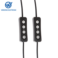 Interruttore Dimmer Elettronico USB con LED DC 5V in Custodia di Plastica per Elettrodomestici