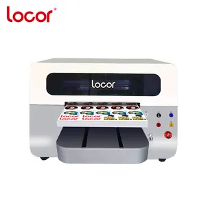 Pabrik Locor A3 UV Led Flatbed Plotter Printer UV Flatbed Imora Mesin Cetak Inkjet