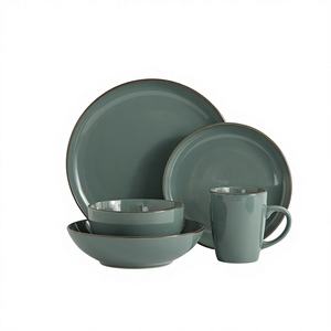 Platos de Porcelana Esmaltada de Color Moderno, Ecológicos y Duraderos para la Cocina y el Uso Diario - Product Image 1