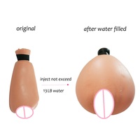 Type d'irrigation Curling masturbateurs masculins vagin vraie chatte, peut ajouter de l'eau glacée ou de l'eau chaude sex toys produits pour hommes