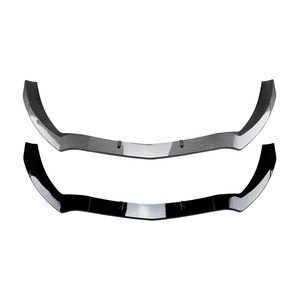 Mercedes-Benz CLA-Class C117 Front Bumper Lip Splitter Piano Black Carbon Fiber Texture AMP-Z 2016-2019 - Product Image 3