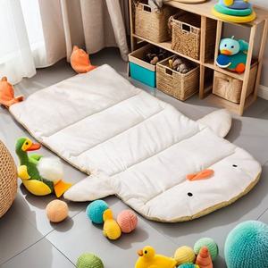 Cama de verano más fresca para gatos y animales grandes Patrón de pato Colchón suave para mascotas Estilo lindo Venta al por menor disponible - Product Image 6