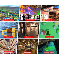 Projecteur vidéo Gobo de projection extérieure 3D avec cartographie, Nebula 80+ jeux interactifs, DLP 1000 lumens LED