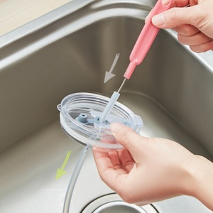 New Kettle Cleaning Brushes Long Handle Kitchen Wash Cup Brush Portable Narrow <b>Gap</b> Cleaning Brush Household Cleaning Tools - Product Image 3