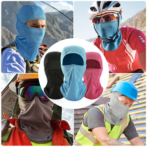 <span class=keywords><strong>Masque</strong></span> <span class=keywords><strong>facial</strong></span> coupe-vent en microfibre élastique avec motifs personnalisés, pour les sports d'hiver et l'escalade en extérieur, balaclava coupe-vent - Product Image 5