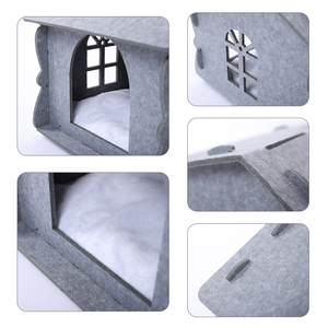 Hoopet-cama <span class=keywords><strong>Triangular</strong></span> plegable para perros y gatos, para interior, directa de fábrica - Product Image 6