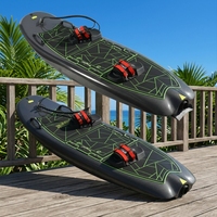 Planche de surf électrique en fibre de carbone avec télécommande sans fil, batterie 72V, haute vitesse, étanche pour les sports nautiques, longue autonomie