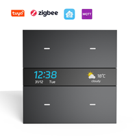 Écran de bouton en plastique M8-Pro Smart Display avec Tuya Zigbee Switch Home Assistant Mqtt