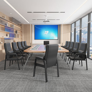 Ergonomic Office <b>Chair</b> Leather High Back Adjustable Tilting For Conference Staff Use - Product Image 1