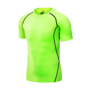 Camisetas Deportivas de Poliéster Puro Microelásticas de Secado Rápido para Hombre, Transpirables, Suaves y Elásticas para Gimnasio y Running - Product Image 5
