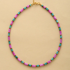 Colorful Beaded Choker <b>Necklace</b> Multilayered Jewelry Party Wear Fashion <b>Statement</b> Piece - Product Image 3