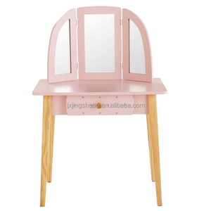 Meubles scandinaves pour enfants <span class=keywords><strong>Coiffeuse</strong></span> pour filles Chambre à coucher Commodes Bureau <span class=keywords><strong>Coiffeuse</strong></span> rose Maquillage pour enfant <span class=keywords><strong>Coiffeuse</strong></span> - Product Image 4