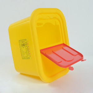 Contenedor Cuadrado de 8L para Objetos Punzocortantes, Caja para Objetos Médicos, Contenedor de Almacenamiento de Agujas Desechables para Hospitales, Clínicas y Centros de Salud - Product Image 4