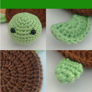 Posavasos de Ganchillo Hecho a Mano con Diseño de Tortuga Pequeña, Aislante Térmico para Mesa de Comedor, Anti-permanente, DIY - Product Image 4