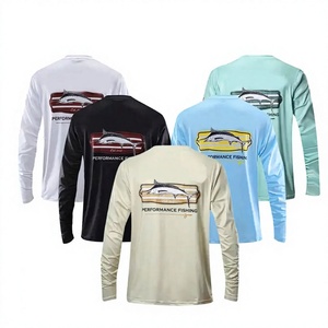 Chemises de pêche personnalisées respirantes et imperméables, séchage rapide, protection UPF 50, chemise de pêche durable à manches longues - Product Image 1