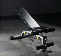 Gym commerciale pliable en acier banc presse haltère support multifonction équipement de Fitness à domicile pour musculation musculation