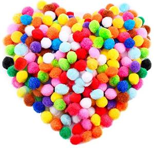 Vente en gros de grandes boules en fourrure, assortiment de boules douces, pompons colorés pour les travaux manuels des enfants - Product Image 4
