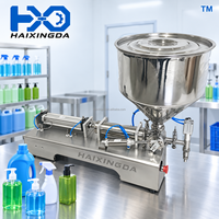 Machine de remplissage pneumatique horizontale pour liquides visqueux, shampoing, lotion, crème cosmétique, remplisseur de petites bouteilles pour usage quotidien