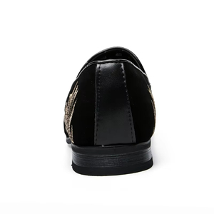 S0068X Nuevos Zapatos Oxford de Cuero Genuino para Hombre, Estilo Formal Ligero de Otoño, con Borde Abierto y Perlas, para Novio - Product Image 3