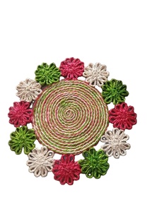 Nouveaux Tapis Modernes en Jute Tressé Faits Main de Haute Qualité 2026, Napperons Traditionnels Jacquard Tissés pour la Maison - Product Image 6