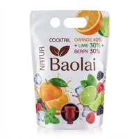 Pochettes personnalisées imprimées 3L 5L pour jus, liquides, vin – Sachets souples à bec verseur pour cocktails