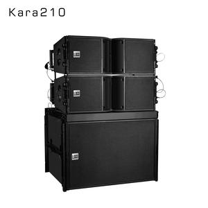 ネオジムボイスコイル210デュアル10インチラインアレイスピーカー、ポリウレア塗装、パフォーマンスコンサート、多機能ホール向け - Product Image 1