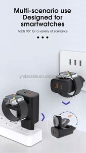 Cargador de Teléfono Móvil 2 en 1 con Carga Rápida PD de 30W, Carga Inalámbrica para Reloj con Puerto Tipo-C - Product Image 2