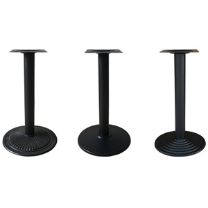 Base de Mesa Redonda de Hierro Resistente, Estilo Crisantemo, Pedestal de Columna Única, Mesas de Comedor para Restaurantes, Cafés y Centros Comerciales, Venta al Por Mayor - Product Image 3