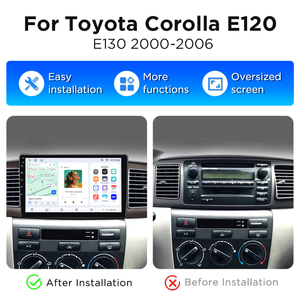Radio para Auto Junsun con Android Carplay para Toyota Corolla E130 E120 2000-2004, GPS, Navegación, Reproductor Multimedia, Pantalla Táctil - Product Image 2