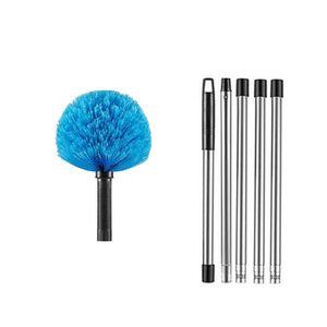 Offre Spéciale : Plumeau à Toiles d'Araignées <span class=keywords><strong>Télescopique</strong></span> avec Perche d'Extension, Tête de Plumeau à Toiles d'Araignées à Poils Rigides de Taille Moyenne - Product Image 2