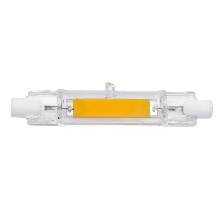 Lampada led cina r7s led 5W 9W 11W lampada 78mm 118mm ac dc 6.3v lampadina Led impermeabile IP65 giardino solare