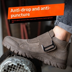 Botas de Trabajo de Seguridad Duraderas para Hombre. Zapatos de Media Caña con Malla en la Parte Superior y Puntera Reforzada para Ingeniería Tacón de Acero. Protección Antideslizante. - Product Image 4