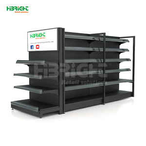 Estantería Góndola Metálica de Alta Resistencia de Cuatro Lados y Estante de Supermercado para Tiendas Minoristas - Product Image 5