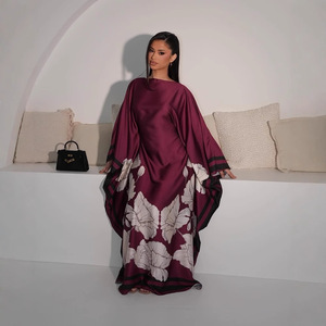 Latest New <strong>Model</strong> <strong>2026</strong> Luxury Satin <strong>Abaya</strong> Simple Muslim Dubai <strong>Abaya</strong> Dress for Women - Product Image 4