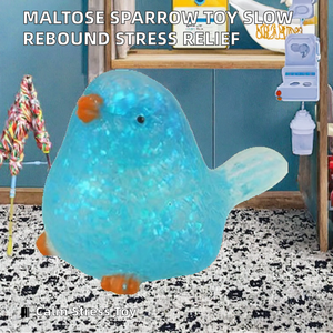 Mogo Maltose Bird Squeeze Toy Anti-stress, Figurine d'oiseau en TPR, Petite, 14+, Unisexe, Populaire sur Internet, Meilleure Vente, Libération de la pression - Product Image 2