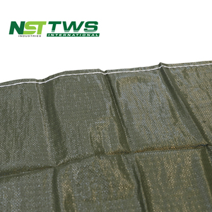 Tùy chỉnh nhiều màu xanh lá cây túi cát bền PP dệt Polypropylene phòng chống lũ bao tải không thấm nước in mô hình - Product Image 2