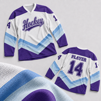 Camiseta de Hockey sobre Hielo Personalizada con Opciones de Bordado o Sublimación para Jugadores Adultos y Juveniles, Pedidos al por Mayor para Equipos de Club