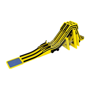 <span class=keywords><strong>Toboggan</strong></span> aquatique gonflable extérieur jaune <span class=keywords><strong>XXL</strong></span> personnalisé à double piste, certifié CE, usage commercial, en PVC - Product Image 1