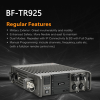 Répéteurs robustes de haut niveau BF-TR925 IP67 étanches à l'eau et à la poussière avec double mode DMR et analogique