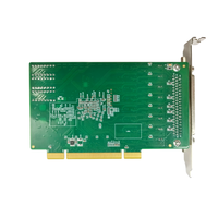 Venta de Fábrica: Tarjeta Serial PCI Universal de 8 Puertos RS232 RS422 RS485 con Receptáculo DB62 y Cable DB62 a 8 DB9 de 100cm RSM-PCI-8
