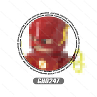 Mini Figuras de Acción de Superhéroes de DC Comics, The Reverse Flash Zoom, Bloques de Construcción de Plástico, Juguete para Niños G0132
