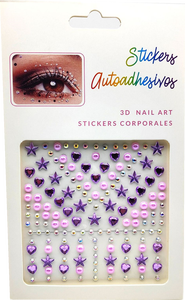 Ojo Cuerpo Cara Gemas Joyas Pegatinas <span class=keywords><strong>de</strong></span> <span class=keywords><strong>diamantes</strong></span> <span class=keywords><strong>de</strong></span> imitación Autoadhesivo Cristal <span class=keywords><strong>Diamantes</strong></span> Cara Stick Gemas <span class=keywords><strong>para</strong></span> mujeres - Product Image 5