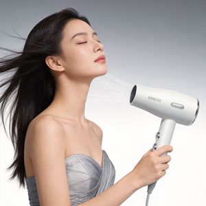 Secador de Pelo Profesional para Uso Doméstico, Alta Potencia, Secado Rápido con Aire Frío y Caliente, Luz Azul, Viento Fuerte - Product Image 1