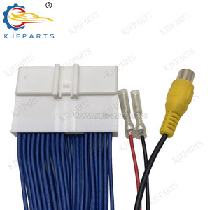 Arnés de cableado adaptador automotriz personalizado de 40 pines macho a hembra con conector <span class=keywords><strong>RCA</strong></span> tipo bala para coche - Product Image 3