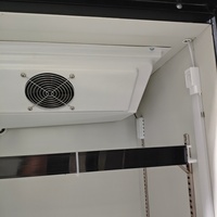Réfrigérateur vertical commercial OEM, le meilleur modèle à porte unique, vitrine réfrigérée en verre pour boissons, idéal pour les supermarchés