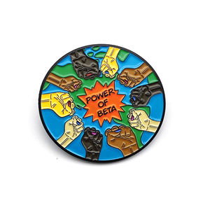 Pathfinder Clube Personalizado País Criativo Inglês Letras Emblemas Esmalte Broche De Metal Pinos De Lapela Acredite na promessa Pinos do Campori - Product Image 4