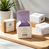 Boîte d'expédition en carton imperméable rose, finition mate moderne, production en 72h, pour produits de beauté