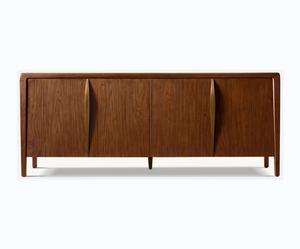 <span class=keywords><strong>Aparador</strong></span> de Madera Maciza de Nogal de Lujo, Estilo Moderno, Personalizado de Fábrica, con 4 Puertas, para Sala de Estar o Dormitorio - Product Image 1